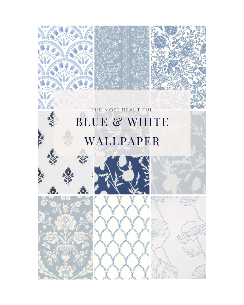 Blue and White Wallpaper