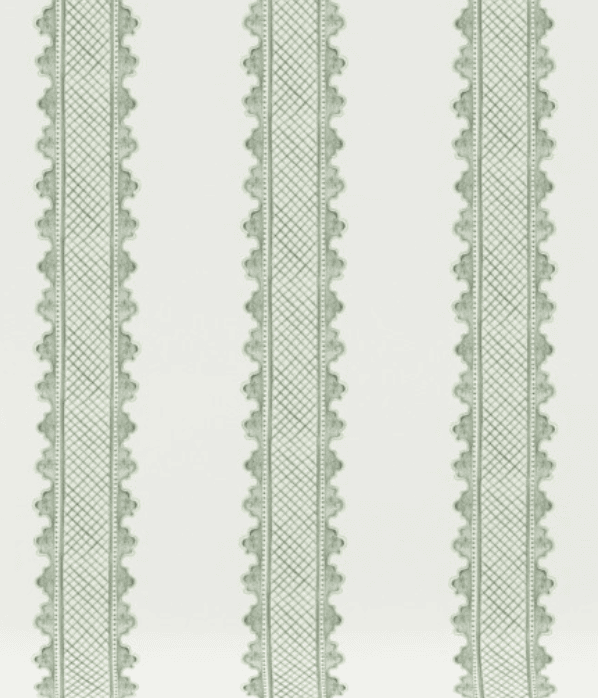 Clarabelle Soft Greens on Cream, Danika Herrick, Spoonflower