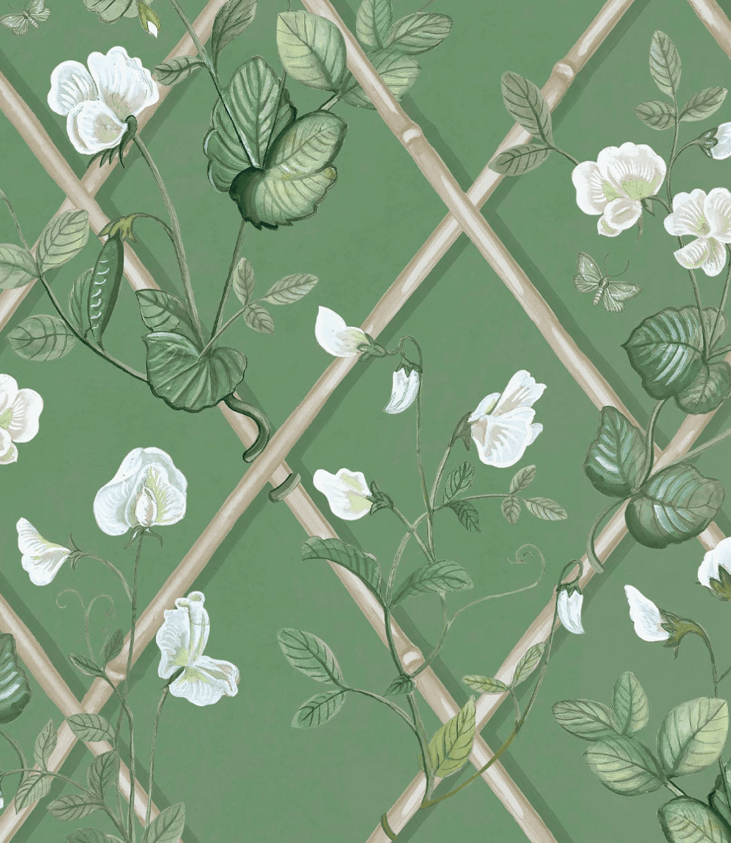 The Most Beautiful Green Wallpaper Designs For Your Home | Hope And Hedges