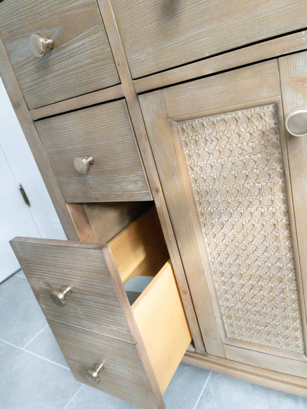 Pottery Barn Sausalito Vanity Dupe Hope And Hedges