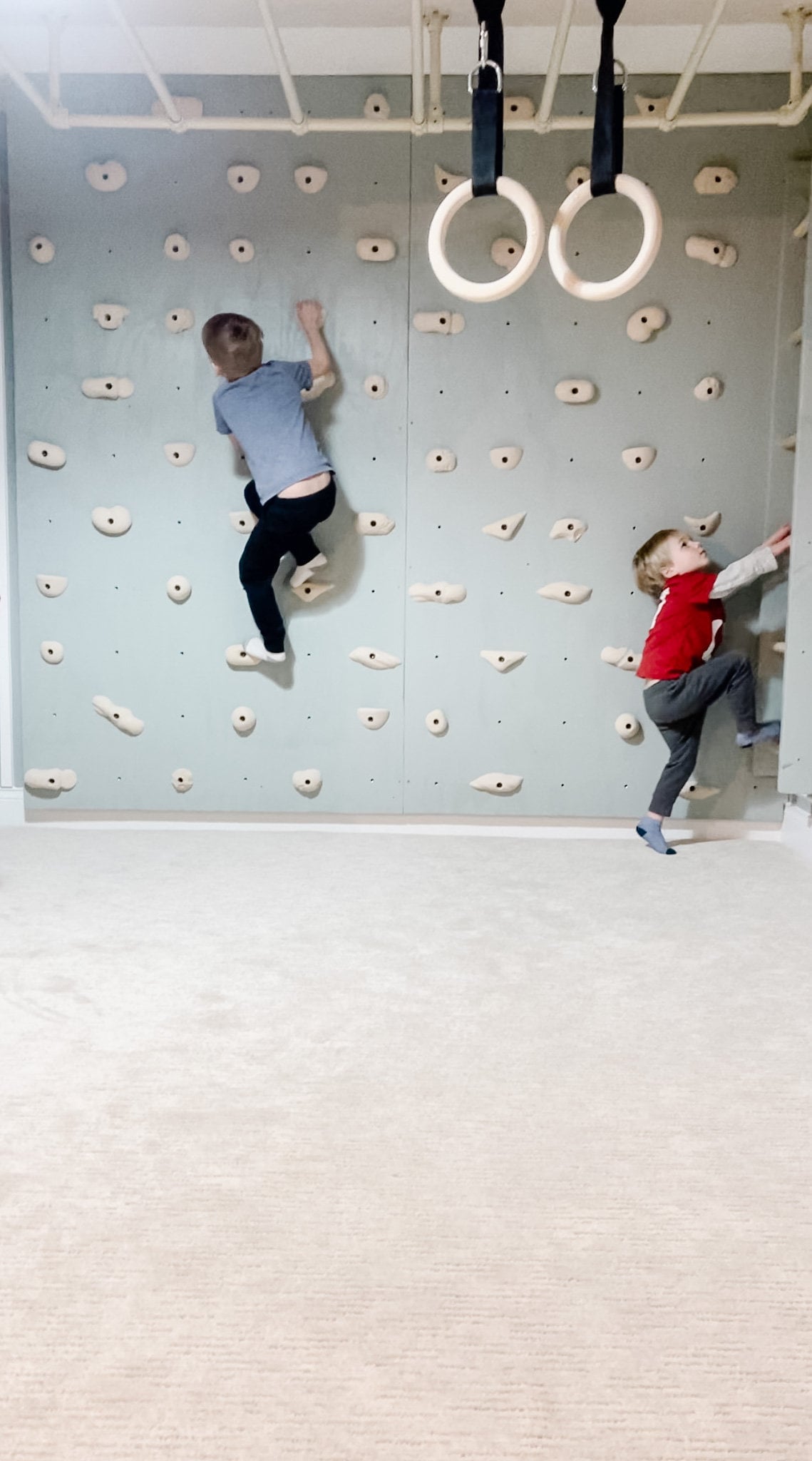 Kids Climbing Wall Playroom | Hope And Hedges
