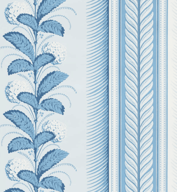 The Most Beautiful Blue And White Wallpaper | Hope And Hedges