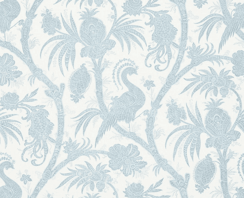 The Most Beautiful Blue And White Wallpaper | Hope And Hedges
