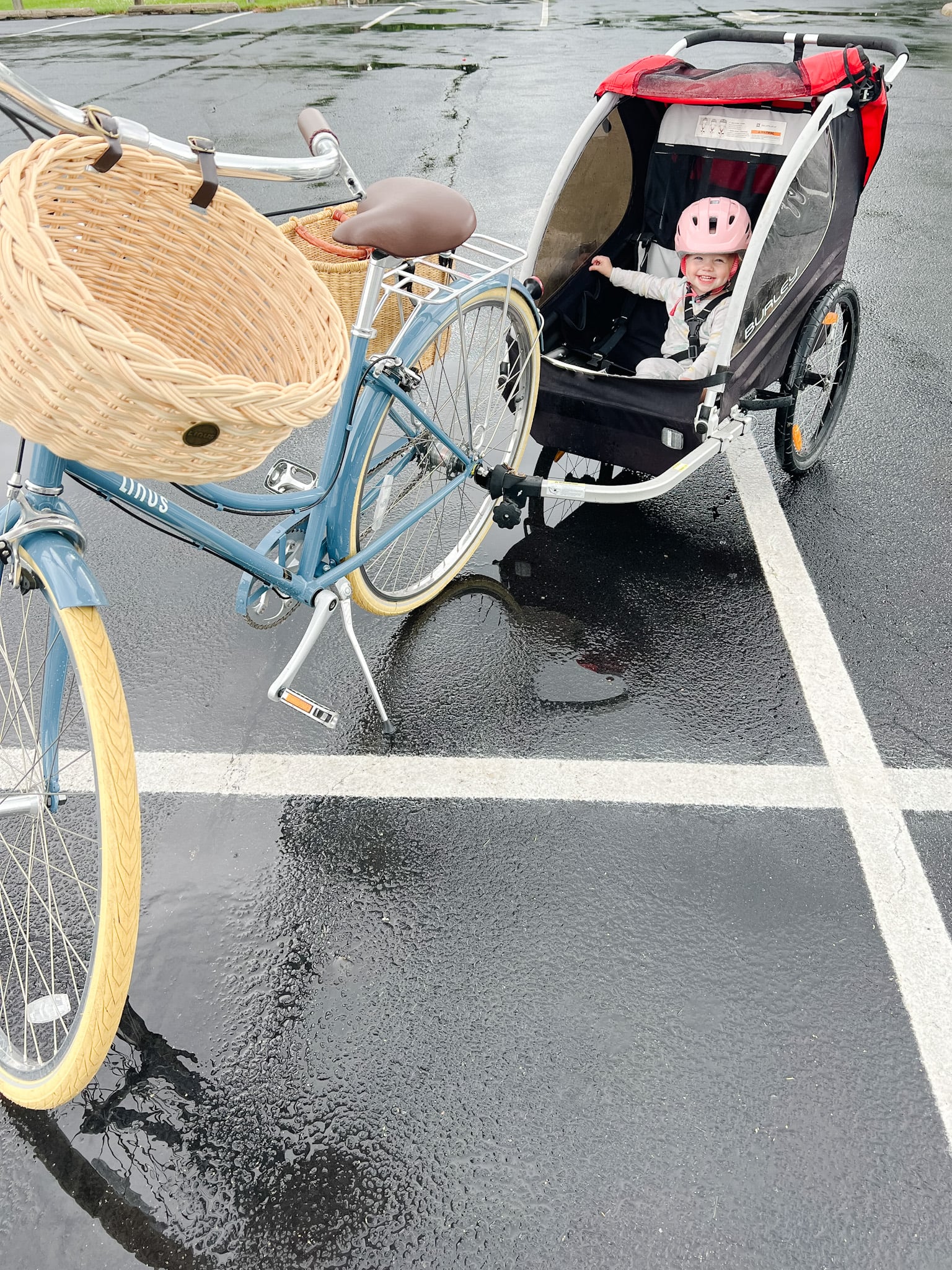 A Favorite Bike Trailer For Toddlers Burley Honey Bee Bike Trailer