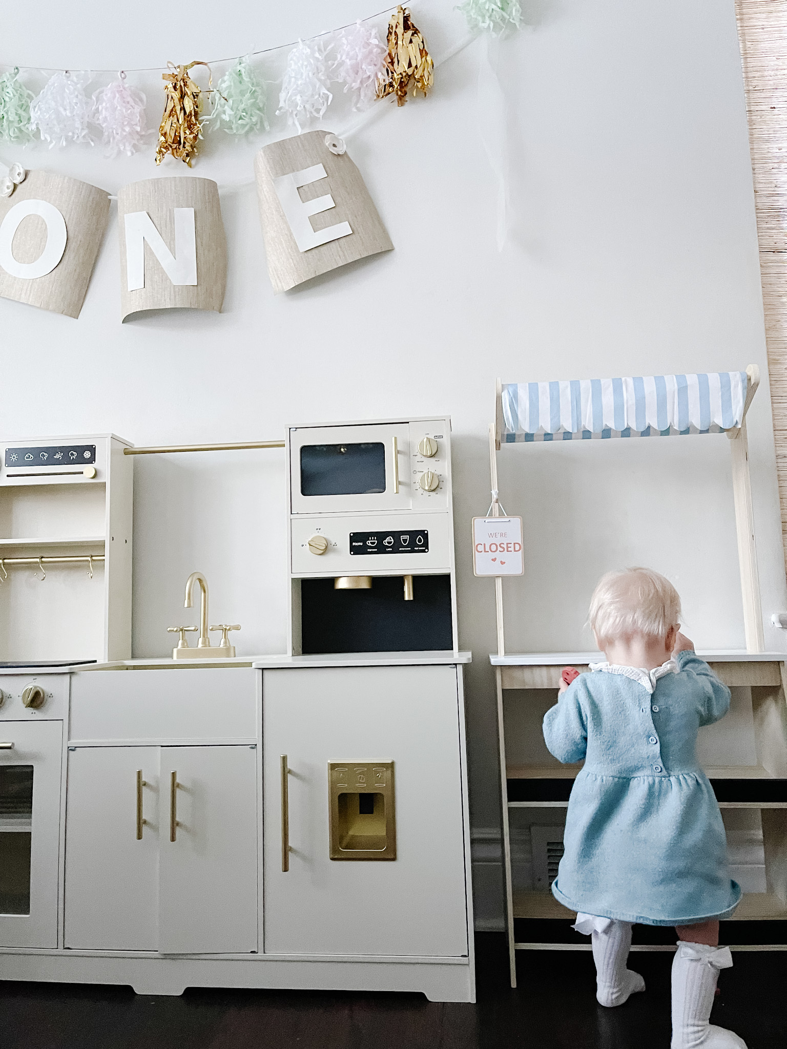 Tiny Land® Serenity Play Kitchen - Lagoon Blue