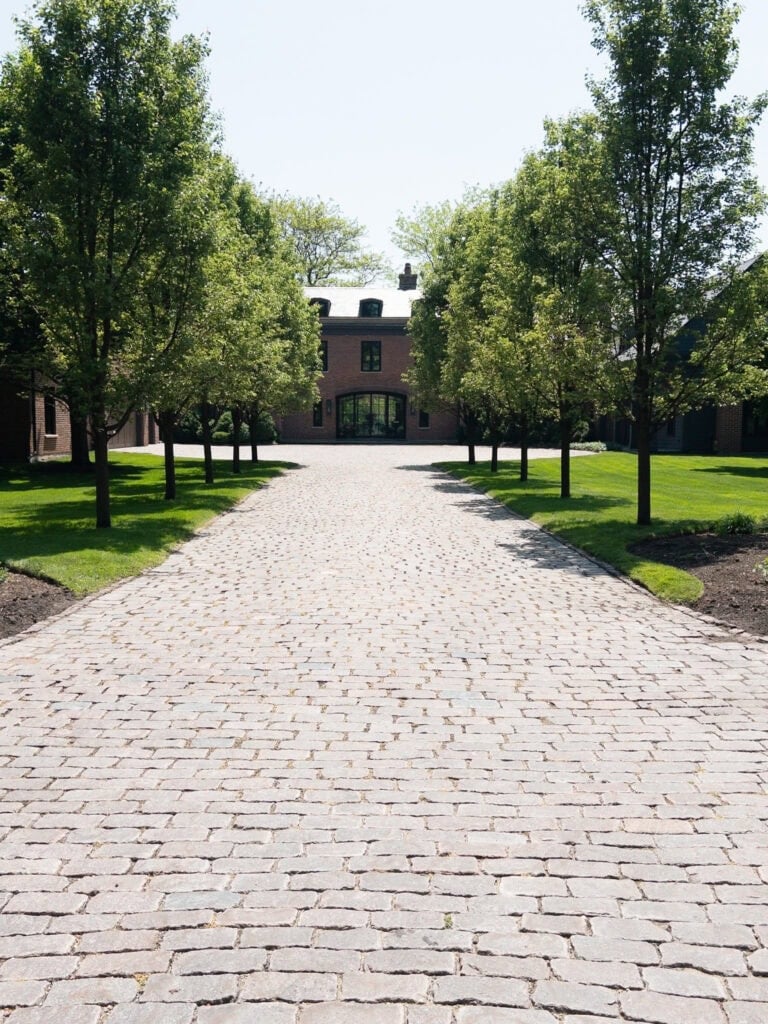 Stone Paver Driveway