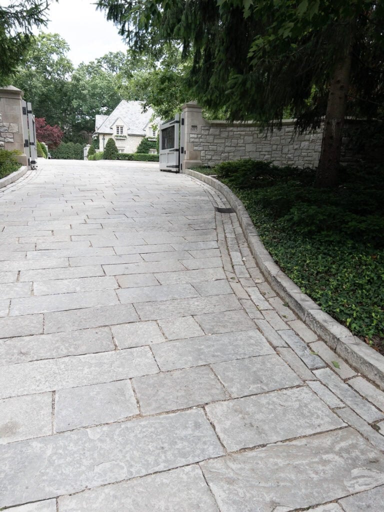 Stone Paver Driveway