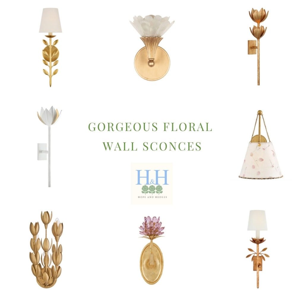 Floral Wall Sconces