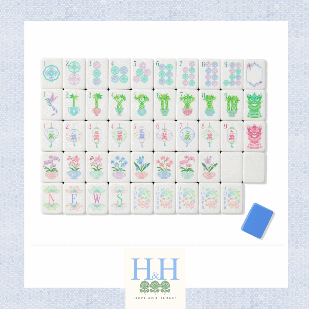 Moon light tiles mahjong set | Oh my mahjong tiles | pastel mahjong tiles