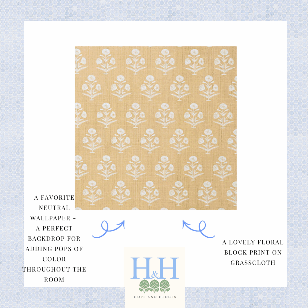 mahjong room mood board | Casa Branca papavero wallpaper in Madagascar