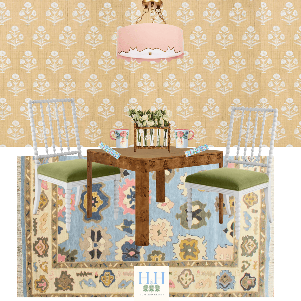 Mahjong Room Mood Board