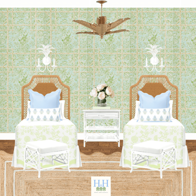 girls shared bedroom mood board