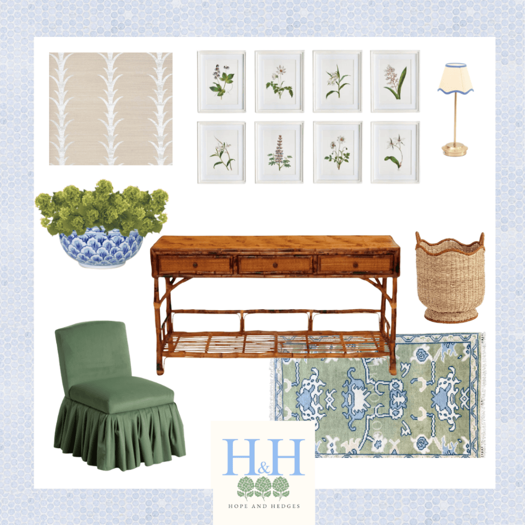 foyer entryway design mood board